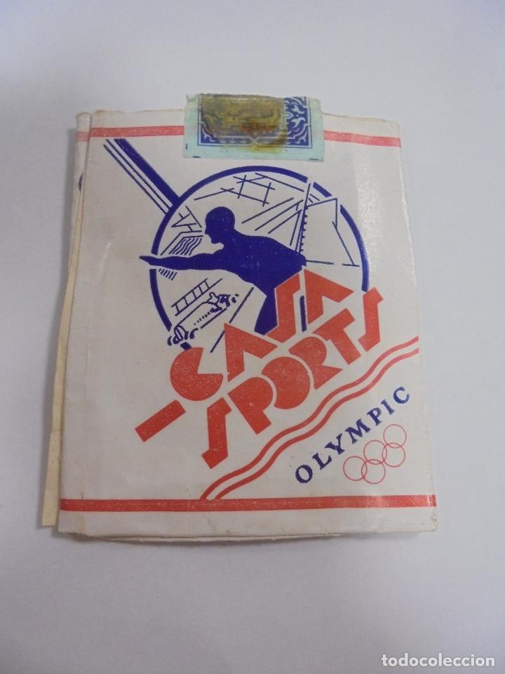 casa sport cigarette paquete de tabaco. marca casa sports. olympic