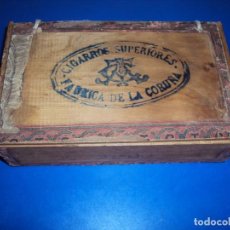 Paquetes de tabaco: (PU-180500)CAJA COMPAÑÍA ARRENDATARIA DE TABACOS. FÁBRICA DE LA CORUÑA.FARIAS SUPERIORES 50 CIGARROS
