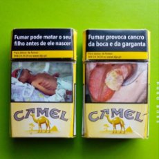 Paquetes de tabaco: 2 PAQUETES DE TABACO VACIOS,CAMEL. PORTUGAL. Lote 121291447