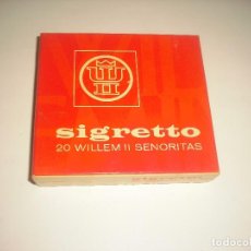 Paquetes de tabaco: SIGRETTO 20 WILLEM II SENORITAS , PAQUETE VACIO. Lote 122197783