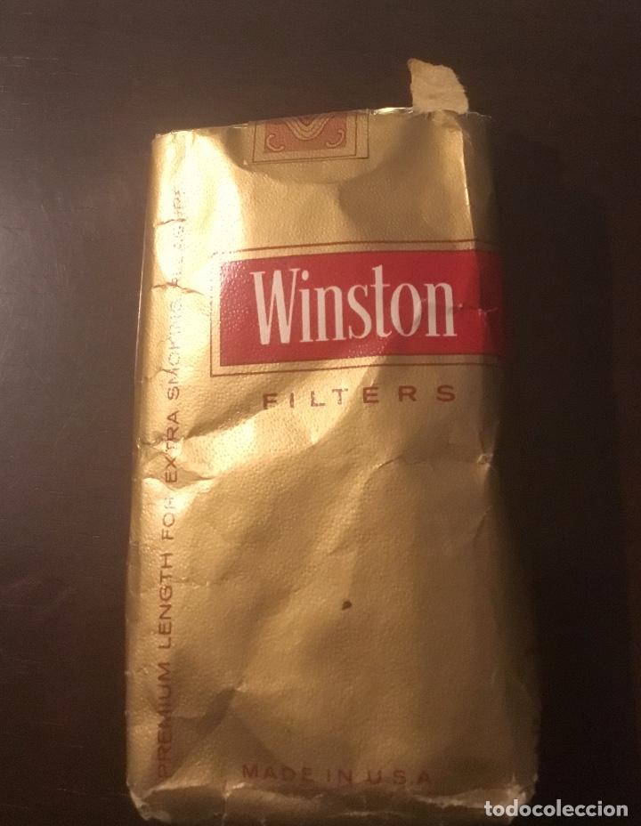 Paquetes de tabaco: Antiguo paquete de tabaco Winston - Foto 1