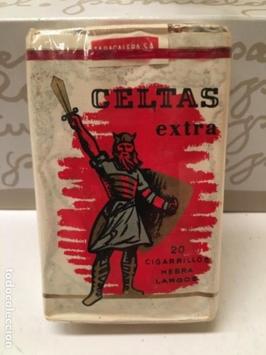 Paquetes de tabaco: ANTIGUO PAQUETE DE TABACO CELTAS EXTRA - Foto 1