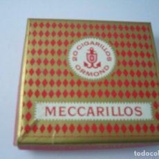 Paquetes de tabaco: MECCARILLOS, ANTIGUA CAJETILLA DE 20 CIGARRILLOS. VACIA.