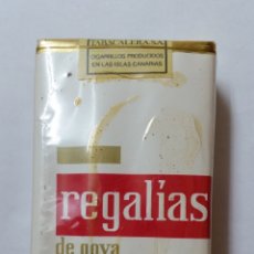 Paquetes de tabaco: PAQUETE DE TABACO ANTIGUO Y LLENO ( REGALIAS DE GOYA ) BLANDO LARGO