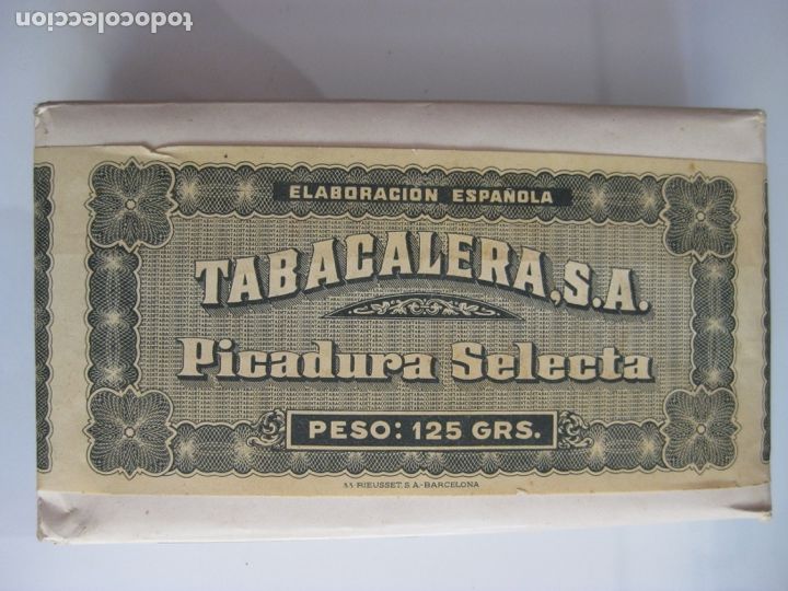 Paquetes de tabaco: TABACALERA, S.A. - PICADURA SELECTA - 125grs - Foto 2