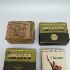 Paquetes de tabaco: CUATRO PAQUETES DE TABACO ESPAÑOLES