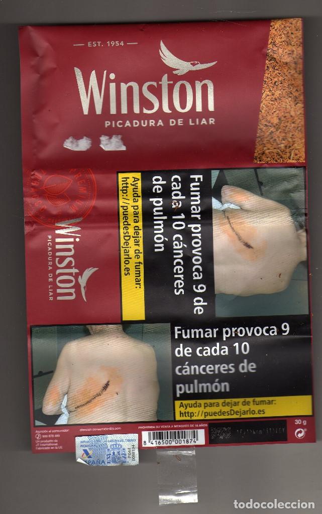 paquete vacío de tabaco para liar winston (25 g - Buy Antique and  collectible cigarette packs on todocoleccion