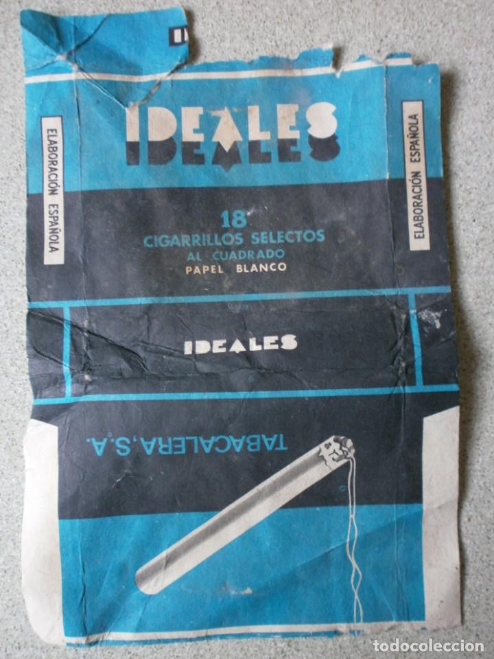 Paquetes de tabaco: CAJETILLA TABACO IDEALES VACIA - Foto 1