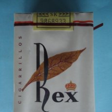 Paquetes de tabaco: PAQUETE DE TABACO ANTIGUO MARCA REX