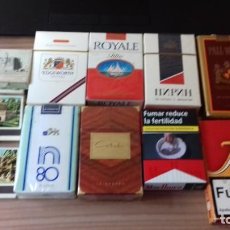 Paquetes de tabaco: LOTE INTERESANTE DE TABACO. Lote 209208031