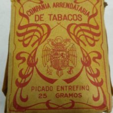 Paquetes de tabaco: PAQUETE COMPAÑÍA ARRENDATARIA DE TABACOS