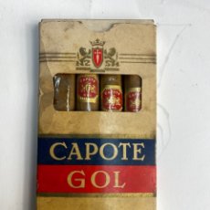 Paquetes de tabaco: CAJA 4 DE PUROS CAPOTE GOL. CRUZ DEL MAR. Lote 228089950