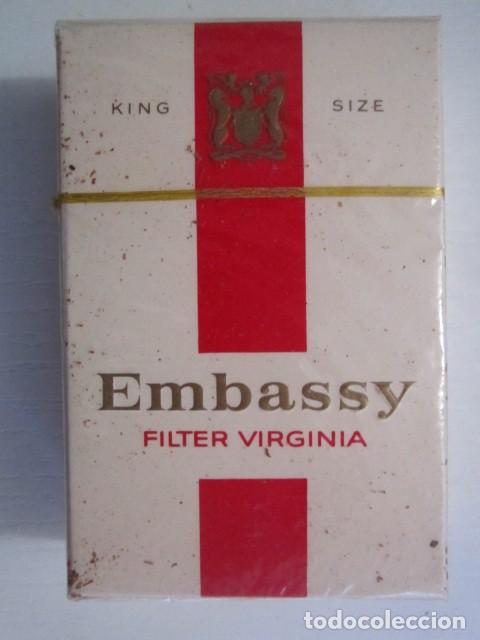 Paquetes de tabaco: PAQUETE DE TABACO EMBASSY SIN ABRIR - Foto 1