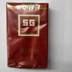 Paquetes de tabaco: ANTIGUO PAQUETE DE TABACO . CIGARRILLOS GIGANTE SG - SIN ABRIR. Lote 232574960
