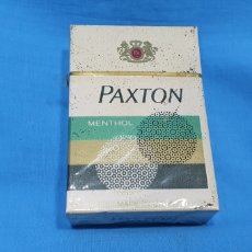 Paquetes de tabaco: PAQUETE DE TABACO - PAXTON MENTHOL - CAJETILLA DE 20 CIGARRILLOS - PRECINTADA SIN ABRIR