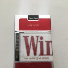 Paquetes de tabaco: PAQUETE DE TABACO WINSTON VACIO DOBLE ENVOLTORIO AÑOS 90. Lote 234227545