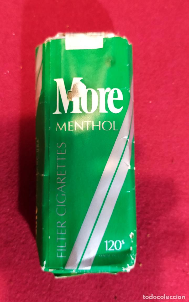 Paquetes de tabaco: MORE MENTHOL - VACIO PAPEL - Foto 2