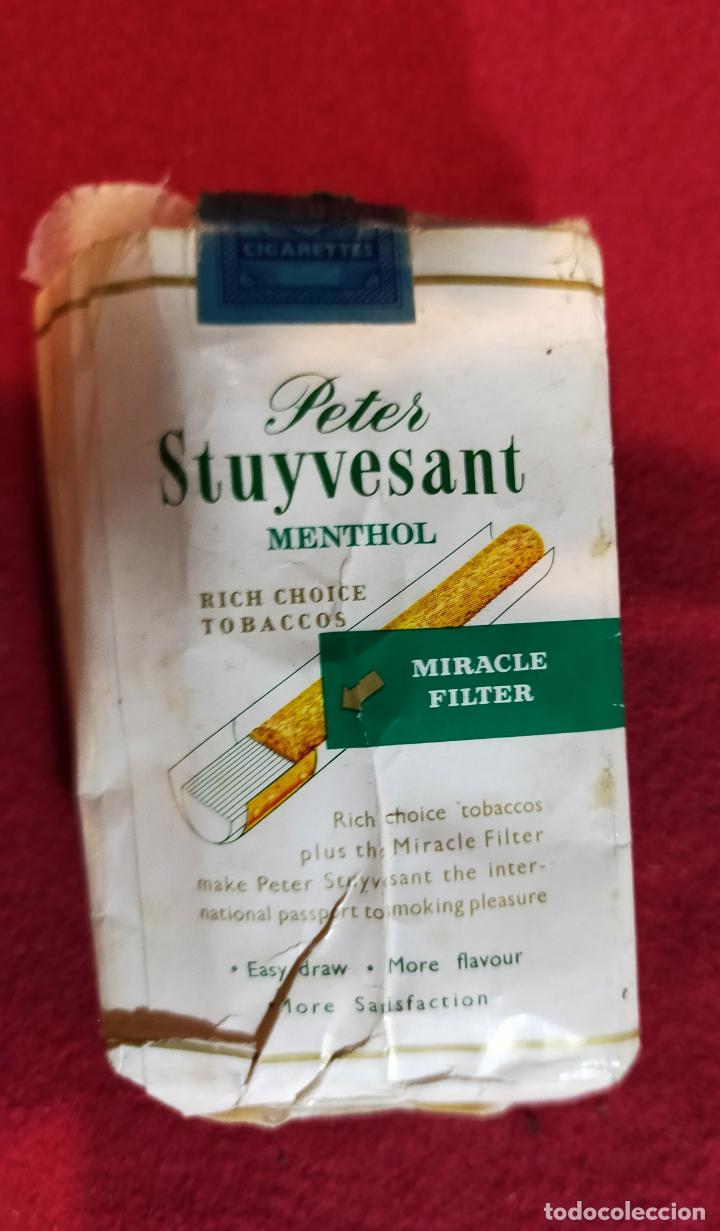 Paquetes de tabaco: PETER STUYVENSANT MENTHOL - VACIO - PAPEL - Foto 2