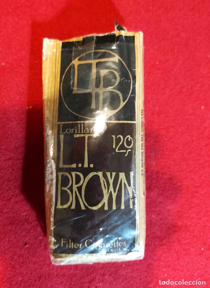 Paquetes de tabaco: L.T. BROWN 120S. - VACIO - PAPEL - Foto 2