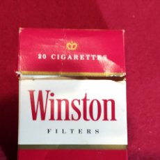 Paquetes de tabaco: WINSTON VACIO - PAPEL. Lote 244780580