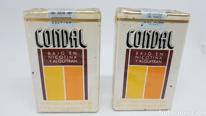Paquetes de tabaco: LOTE 2 PAQUETES DE TABACO CONDAL - Foto 1
