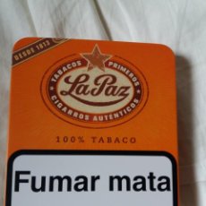 Paquetes de tabaco: 10 CAJITAS METALICAS DE TABACO