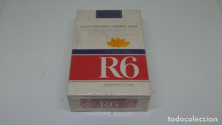 Paquetes de tabaco: ANTIGUO PAQUETE DE TABACO R6 . CON PRECINTO - Foto 1