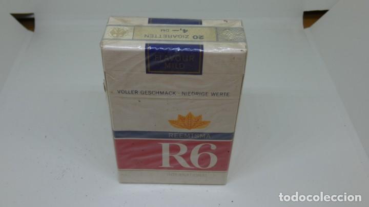 Paquetes de tabaco: ANTIGUO PAQUETE DE TABACO R6 . CON PRECINTO - Foto 2
