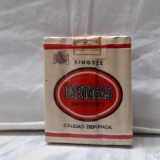 Paquetes de tabaco: ANTIGUO PAQUETE DE TABACO CIGARRILLOS CUBANOS PARTAGAS SUPERIORES CALIDAD DEPURADA. Lote 267777434
