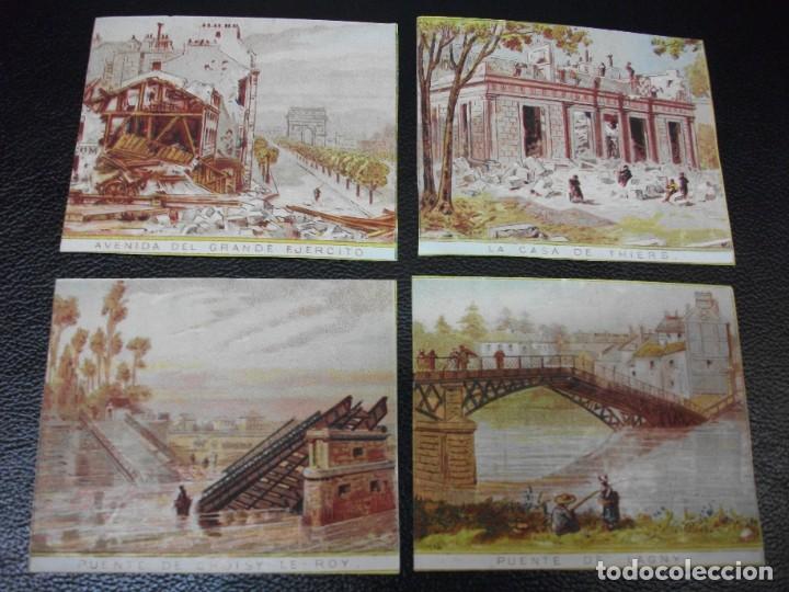 Paquetes de tabaco: 4 MARQUILLAS DE TABACO EDIFICIOS - CUBA C.1860 SIGLO XIX CROMO - Foto 1