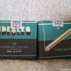 Paquetes de tabaco: 2 CAJETILLAS DE TABACO IDEALES ”SIN HUMEDAD APRECIABLES” MUY BIEN CONSERVADA !!