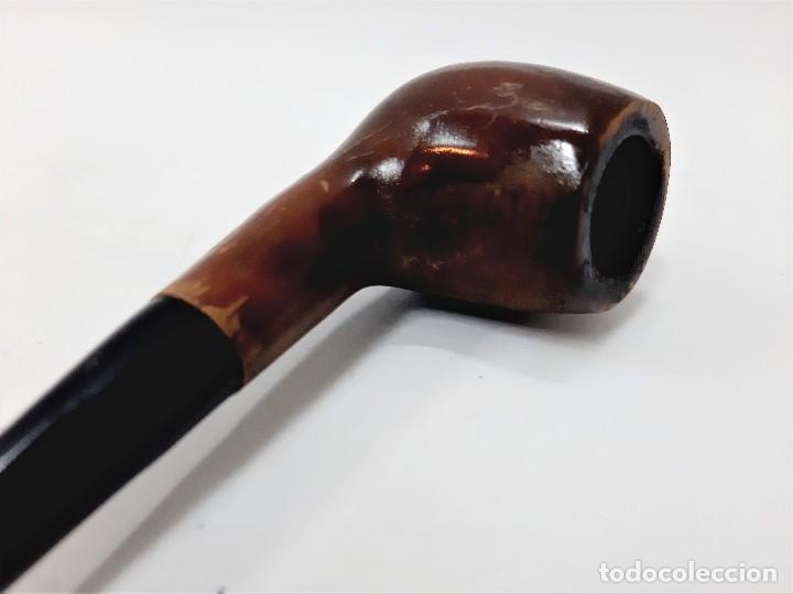 Paquetes de tabaco: Pipa de tabaco de madera vintage - Foto 6