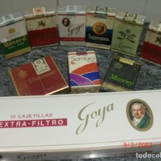 Paquetes de tabaco: LOTE TABACO ANTIGUO PERFECTO (COLECCIÓN,NO ACTO PARA CONSUMO). Lote 317082543