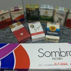 Paquetes de tabaco: LOTE TABACO ANTIGUO PERFECTO (COLECCIÓN,NO ACTO PARA CONSUMO). Lote 317083133