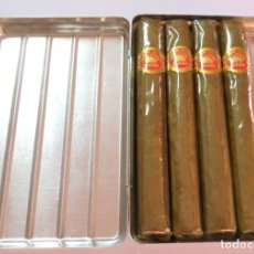 Paquetes de tabaco: H.UPMANN - 4 MEDIAS CORONA EN CAJA DE ALUMINIO - MADE IN HAVANA,CUBA. Lote 324323053