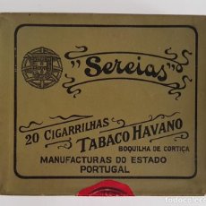 Paquetes de tabaco: CAJA CIGARRILLOS ”SEREIAS” TABACO HAVANO BOQUILLA DE CORCHO PORTUGAL