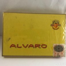 Paquetes de tabaco: CAJA DE PUROS ALVARO (SIN ABRIR) ””. Lote 334738188