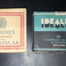 Paquetes de tabaco: LOTE 2 PAQUETES CIGARRILLOS SUPERIORES IDEALES SIN ABRIR. Lote 342677083