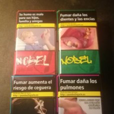 Paquetes de tabaco: (LOTE CC) 4 CAJETILLAS VACÍAS NOBEL STYLE (ABRIL/2022). Lote 344669643