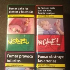 Paquetes de tabaco: (LOTE II) 4 CAJETILLAS VACÍAS NOBEL STYLE (ABRIL/2022). Lote 344951163