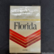 Paquetes de tabaco: ANTIGUO PAQUETE DE TABACO. CIGARRILLOS. FLORIDA. SIN ABRIR.