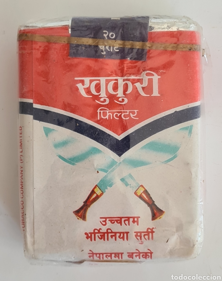 khukuri cigarette paquete cigarrillos khukuri filter made in nepa