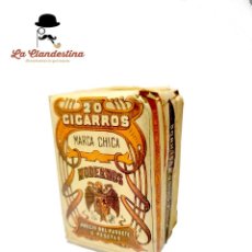 Paquetes de tabaco: ANTIGUO PAQUETE DE TABACO. MARCA CHICA MODERNOS. 20 CIGARROS. NUEVO PRENCINTADO.