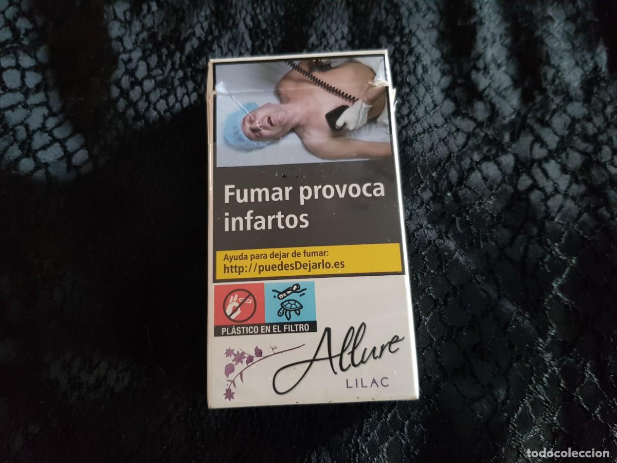 paquete / cajetilla tabaco vacía - allure lilac