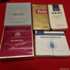 Paquetes de tabaco: LOTE DE 5 PAQUETES DE TABACO.. Lote 391390999