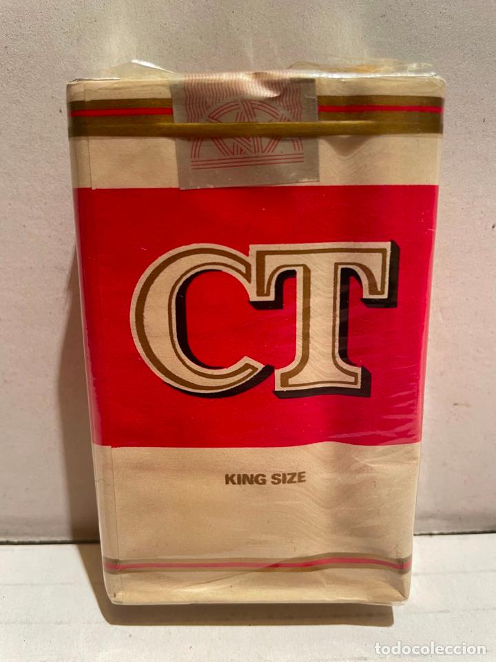 Paquetes de tabaco: ANTIGUO PAQUETE DE TABACO CT SIN ABRIR - Foto 1