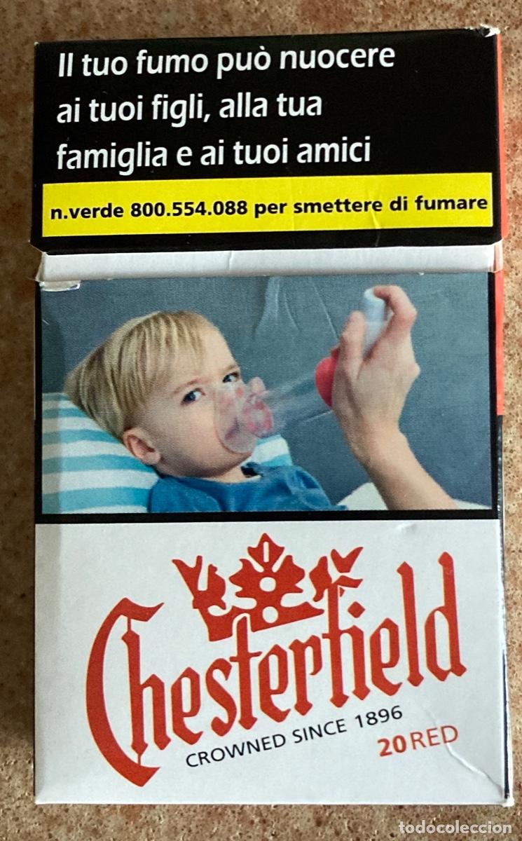 Paquetes de tabaco: Chesterfield Italia - cajetilla vac&iacute;a