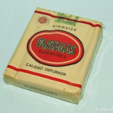 Paquetes de tabaco: ANTIGUO PAQUETE DE TABACO CIGARRILLOS CUBANOS PARTAGAS SUPERIORES CALIDAD DEPURADA. Lote 402493519