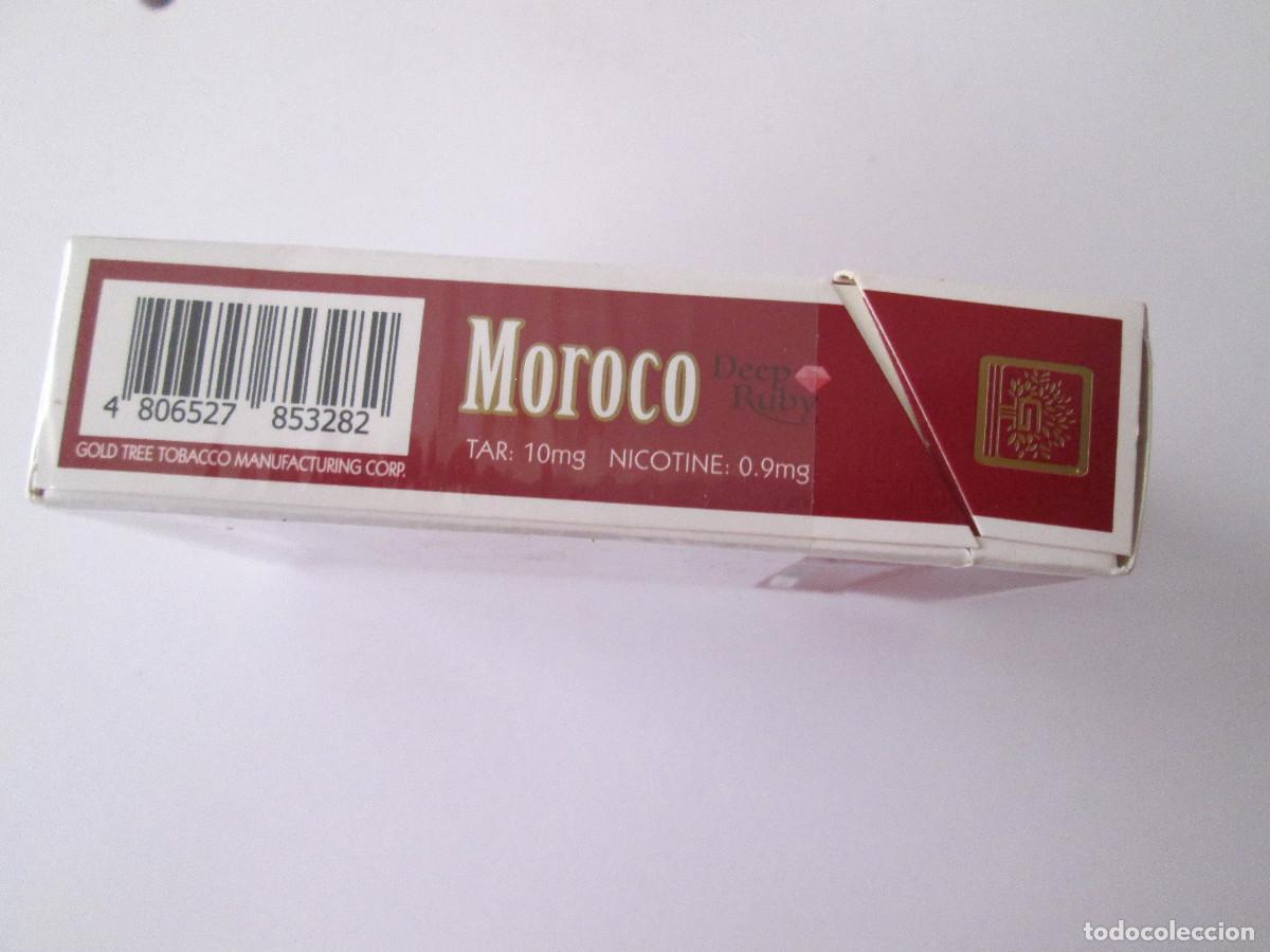 Paquetes de tabaco: PAQUETE DE TABACO VACIO - MOROCO - AMERICAN BLEND - Foto 4