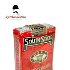 Paquetes de tabaco: PAQUETE DE TABACO SIN ABRIR. SOUTH STATE. 20 CIGARRILLOS. SIGLO XX. TABACO AMERICANO. MUY RARO.